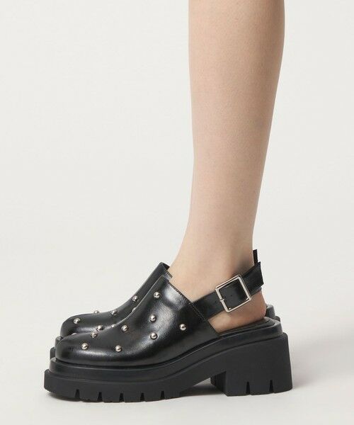 ODETTE E ODILE / オデット エ オディール サンダル | ＜SY＞タンクソールスタッズ ミュール サンダル75↑ | 詳細9