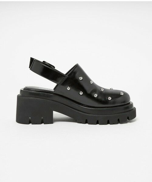 ODETTE E ODILE / オデット エ オディール サンダル | ＜SY＞タンクソールスタッズ ミュール サンダル75↑ | 詳細3