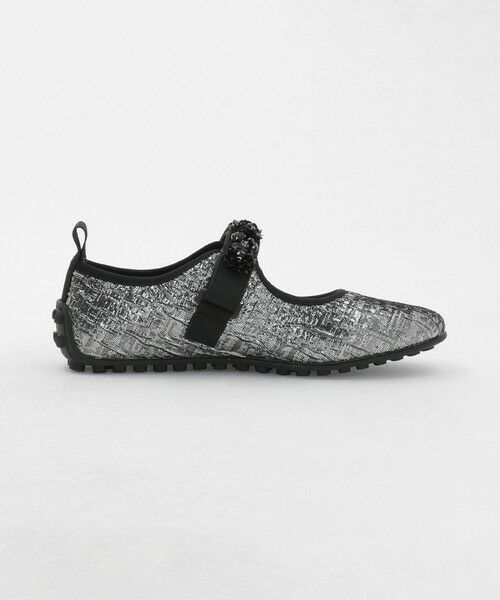 ODETTE E ODILE / オデット エ オディール フラットシューズ | <SY>フラワービジューベルクロメタリック フラット20↑ | 詳細3