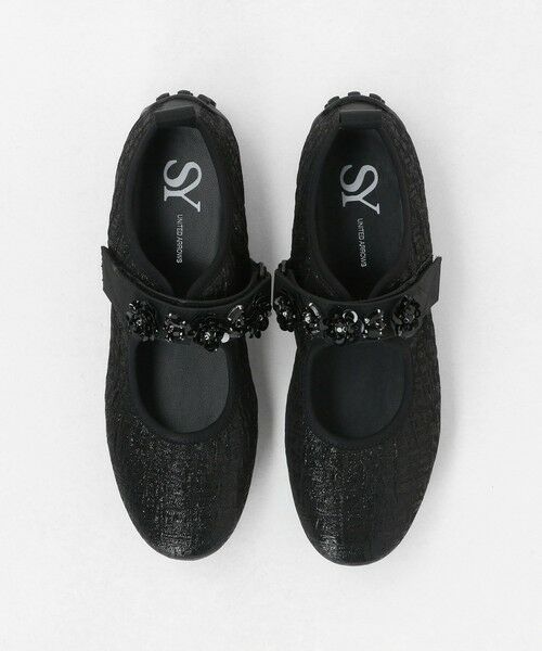 ODETTE E ODILE / オデット エ オディール フラットシューズ | <SY>フラワービジューベルクロメタリック フラット20↑ | 詳細11