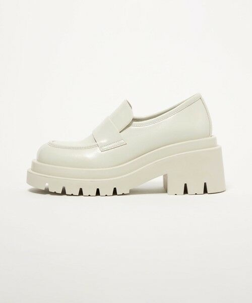 ODETTE E ODILE / オデット エ オディール フラットシューズ | ＜SY＞ タンクソールローファー フラット75↑（OFF WHITE）