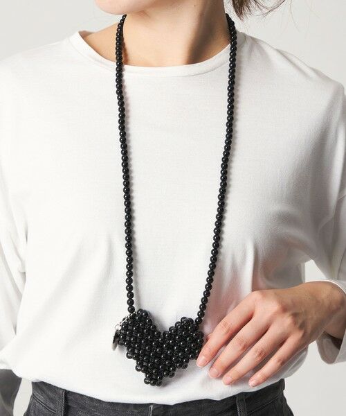 ODETTE E ODILE / オデット エ オディール ネックレス・ペンダント・チョーカー | ＜SY＞ ハートビーズネックチャーム | 詳細10