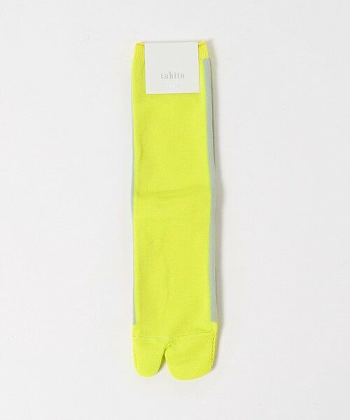 ODETTE E ODILE / オデット エ オディール ソックス | ＜tabito＞07 Line Socks（YELLOW）