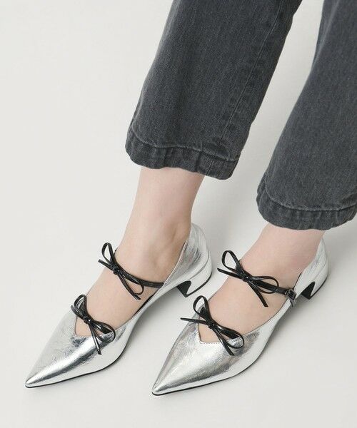 ODETTE E ODILE / オデット エ オディール パンプス | ＜SY＞ ポインテッド ダブル リボン パンプス40↑ | 詳細4