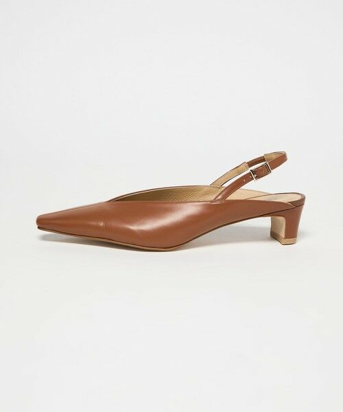 ODETTE E ODILE / オデット エ オディール パンプス | センターシームバックベルト パンプス40↓↑（MD.BROWN）