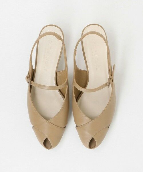 ODETTE E ODILE / オデット エ オディール パンプス | クロスオープントゥ バックベルト パンプス40↑ | 詳細1