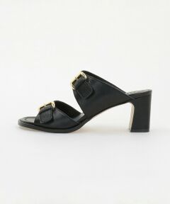 ODETTE E ODILE / オデット エ オディール サンダル | ダブルワイドベルト ミュール サンダル60↑