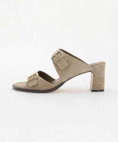 ODETTE E ODILE / オデット エ オディール サンダル | ダブルワイドベルト ミュール サンダル60↑