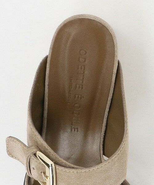 ODETTE E ODILE / オデット エ オディール サンダル | ダブルワイドベルト ミュール サンダル60↑ | 詳細9