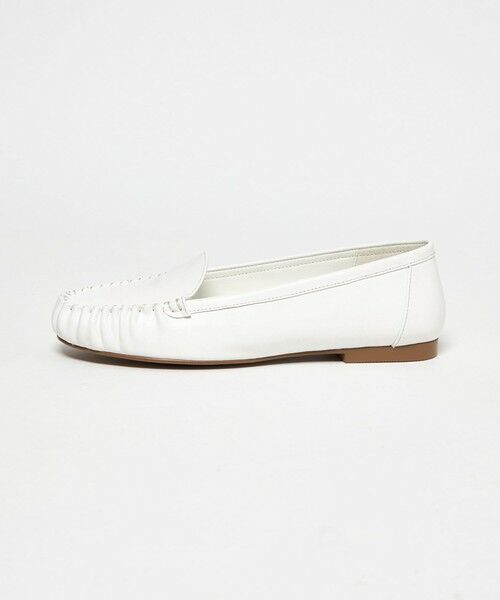 ODETTE E ODILE / オデット エ オディール フラットシューズ | プレーンハンドソーンモカ フラット15↑(WHITE)