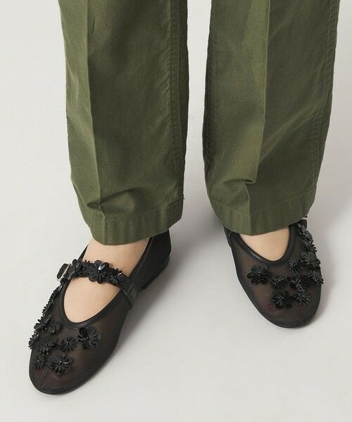 ODETTE E ODILE / オデット エ オディール フラットシューズ | フラワーモチーフメリージェーンフラット10↑ | 詳細2