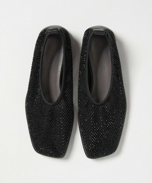 ODETTE E ODILE / オデット エ オディール フラットシューズ | スクエアビジューネット フラット10↑ | 詳細6