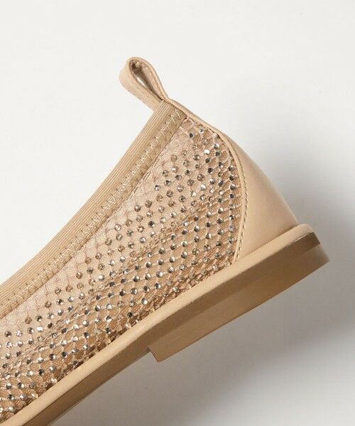 ODETTE E ODILE / オデット エ オディール フラットシューズ | スクエアビジューネット フラット10↑ | 詳細20