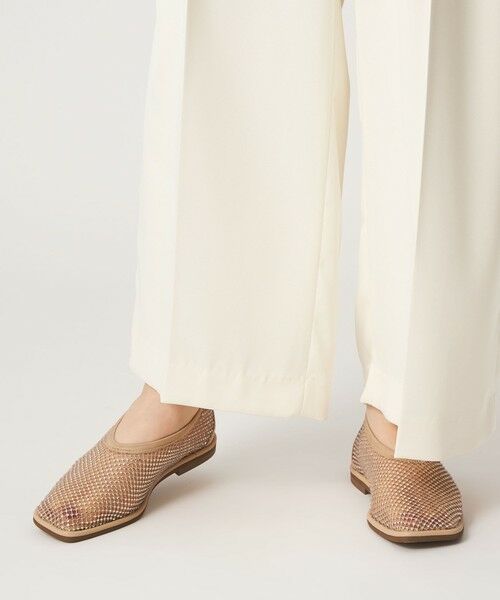 ODETTE E ODILE / オデット エ オディール フラットシューズ | スクエアビジューネット フラット10↑ | 詳細14