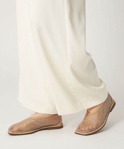 ODETTE E ODILE / オデット エ オディール フラットシューズ | スクエアビジューネット フラット10↑ | 詳細15