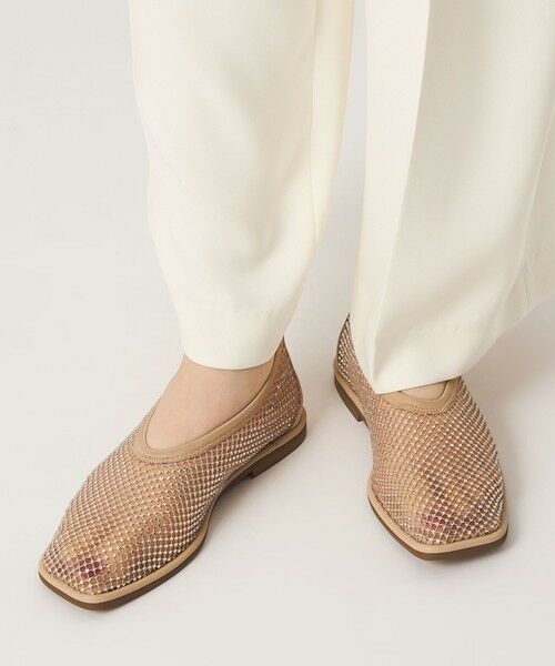 ODETTE E ODILE / オデット エ オディール フラットシューズ | スクエアビジューネット フラット10↑ | 詳細16