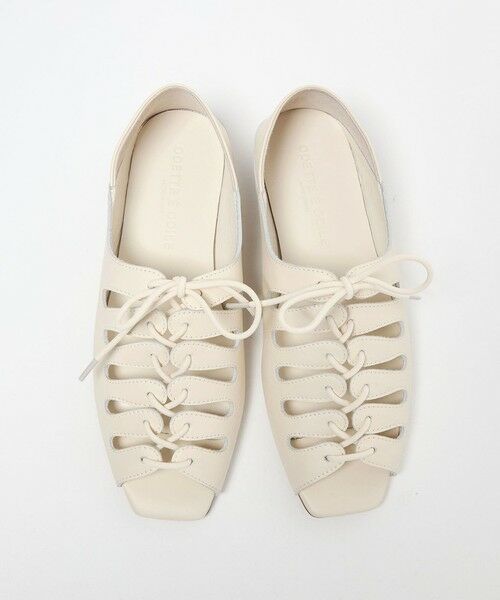 ODETTE E ODILE / オデット エ オディール フラットシューズ | ギリーオープントゥ フラット10↑ | 詳細6