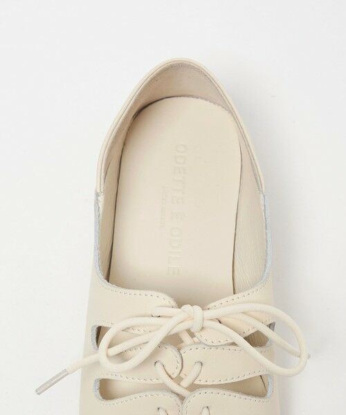 ODETTE E ODILE / オデット エ オディール フラットシューズ | ギリーオープントゥ フラット10↑ | 詳細11