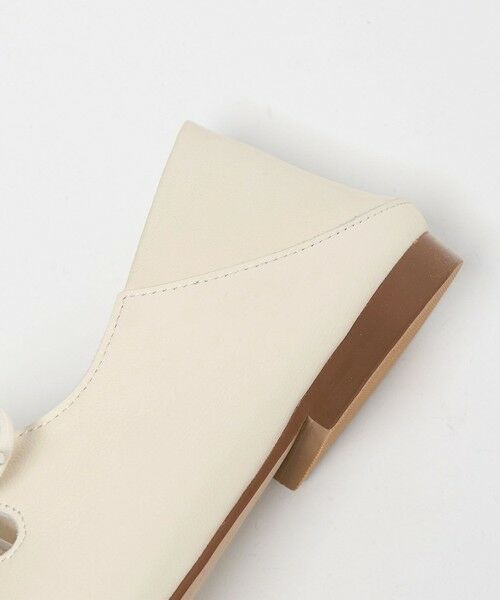 ODETTE E ODILE / オデット エ オディール フラットシューズ | ギリーオープントゥ フラット10↑ | 詳細12