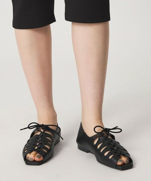 ODETTE E ODILE / オデット エ オディール フラットシューズ | ギリーオープントゥ フラット10↑ | 詳細15