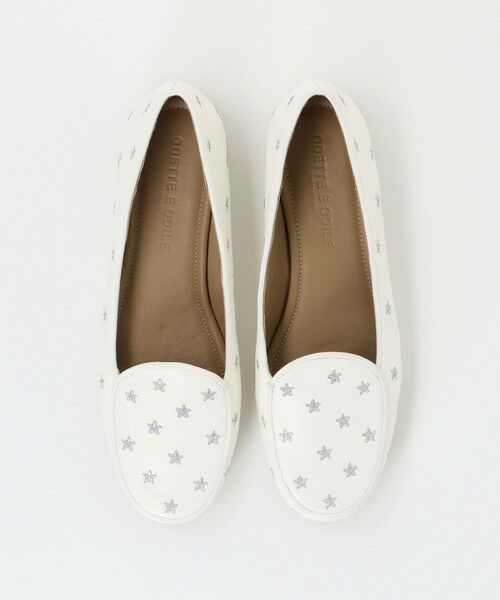 ODETTE E ODILE / オデット エ オディール フラットシューズ | ラウンドモカ フラット15↑(OFF WHITE)