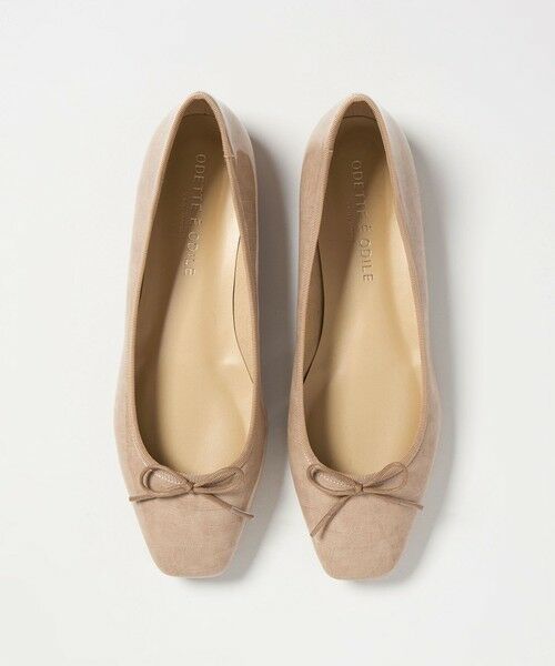 ODETTE E ODILE / オデット エ オディール バレエシューズ | 【WEB限定】R スクエアバレエフラット10◎■↑（BEIGE）