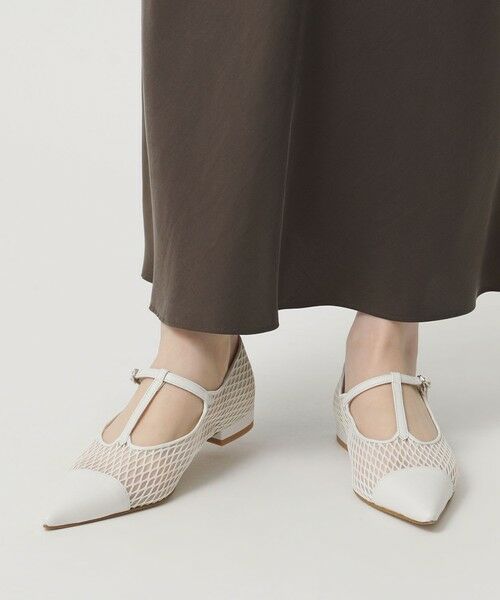 ODETTE E ODILE / オデット エ オディール フラットシューズ | シアーTストラップ フラット20↑ | 詳細1