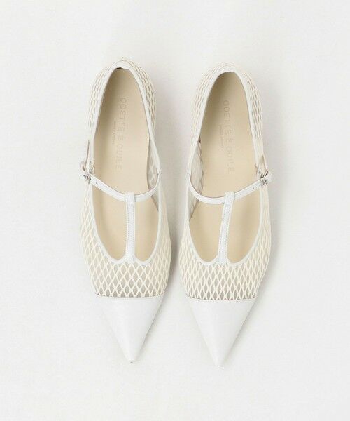 ODETTE E ODILE / オデット エ オディール フラットシューズ | シアーTストラップ フラット20↑ | 詳細4