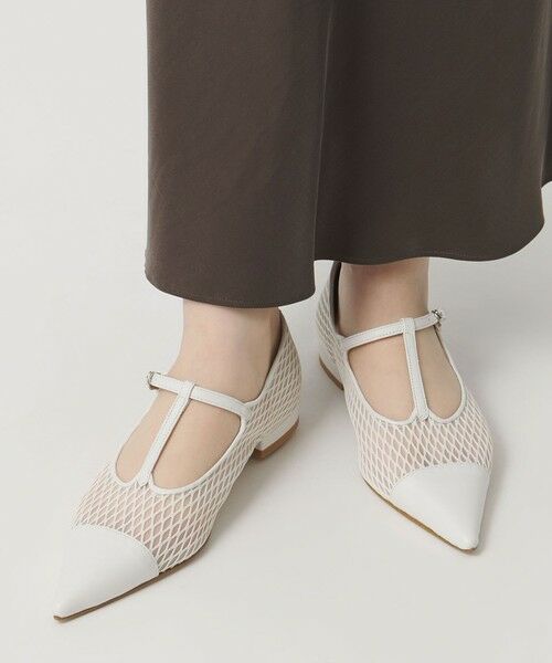 ODETTE E ODILE / オデット エ オディール フラットシューズ | シアーTストラップ フラット20↑ | 詳細3