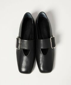 ODETTE E ODILE / オデット エ オディール フラットシューズ | ニュークラシックワイドベルト フラット10↑