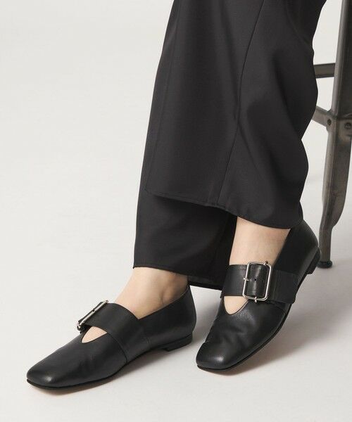 ODETTE E ODILE / オデット エ オディール フラットシューズ | ニュークラシックワイドベルト フラット10↑ | 詳細2