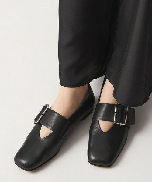 ODETTE E ODILE / オデット エ オディール フラットシューズ | ニュークラシックワイドベルト フラット10↑ | 詳細3