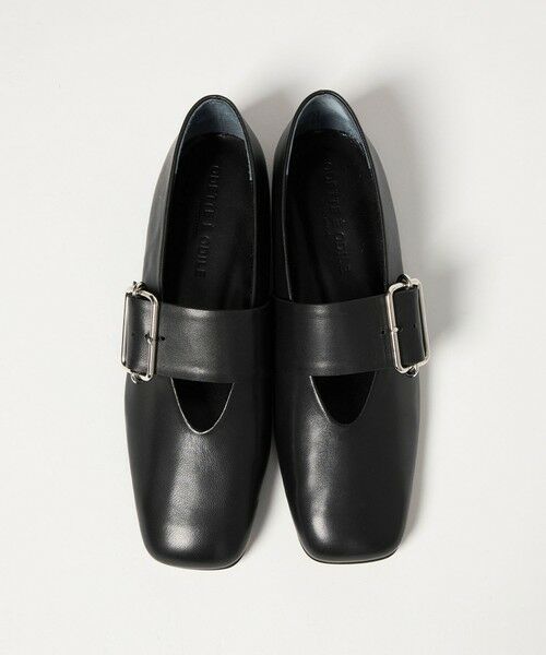 ODETTE E ODILE / オデット エ オディール フラットシューズ | ニュークラシックワイドベルト フラット10↑（BLACK）