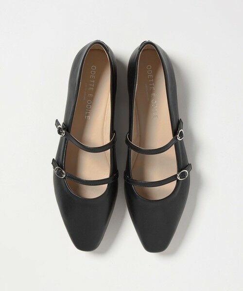 ODETTE E ODILE / オデット エ オディール フラットシューズ | 【WEB限定】2ベルト フラット10■(BLACK)