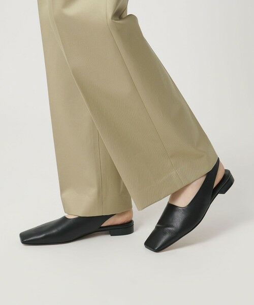 ODETTE E ODILE / オデット エ オディール フラットシューズ | スクエアディープバックベルト フラット20↑ | 詳細12