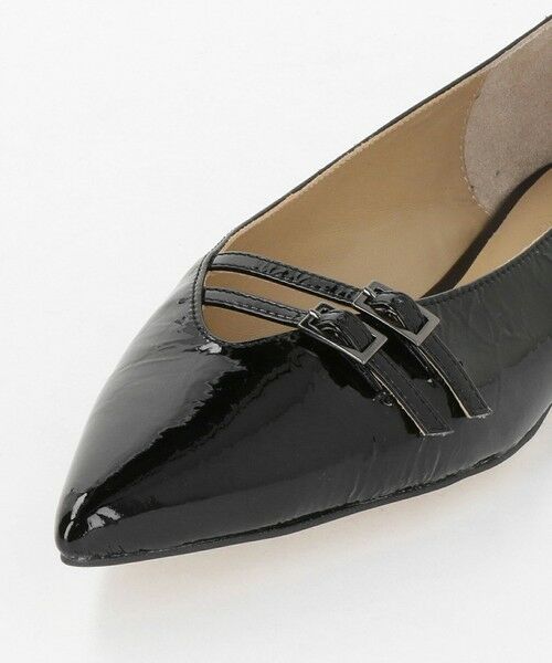 ODETTE E ODILE / オデット エ オディール フラットシューズ | ダブルベルトポインテッド フラット10↑ | 詳細7