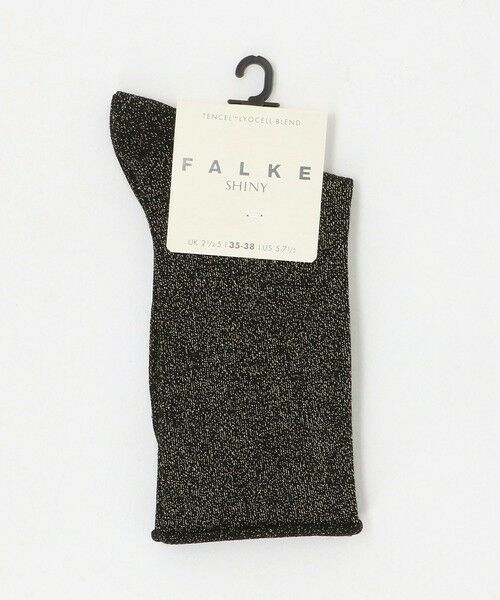 ODETTE E ODILE / オデット エ オディール ソックス | ＜FALKE＞ Shiny socks（BLACK）