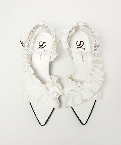 ODETTE E ODILE / オデット エ オディール サンダル | <SY> ポインテッドフリル サンダル50↑ | 詳細1