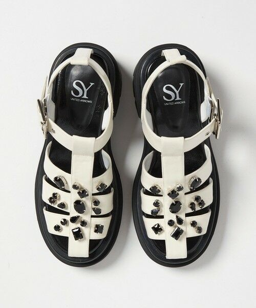 ODETTE E ODILE / オデット エ オディール サンダル | ＜SY＞ ビジューグルカ サンダル75↑ | 詳細1