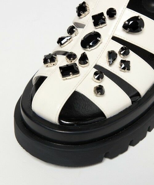 ODETTE E ODILE / オデット エ オディール サンダル | ＜SY＞ ビジューグルカ サンダル75↑ | 詳細2