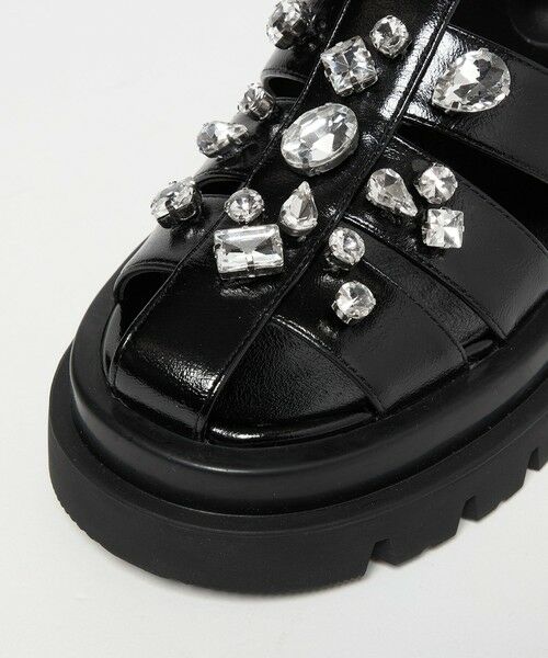 ODETTE E ODILE / オデット エ オディール サンダル | ＜SY＞ ビジューグルカ サンダル75↑ | 詳細11