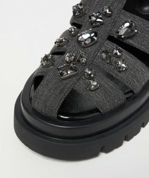 ODETTE E ODILE / オデット エ オディール サンダル | ＜SY＞ ビジューグルカ サンダル75↑ | 詳細16