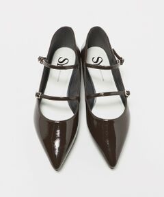ODETTE E ODILE / オデット エ オディール フラットシューズ | ＜SY＞ ポインテッド ダブルストラップ フラット15↑