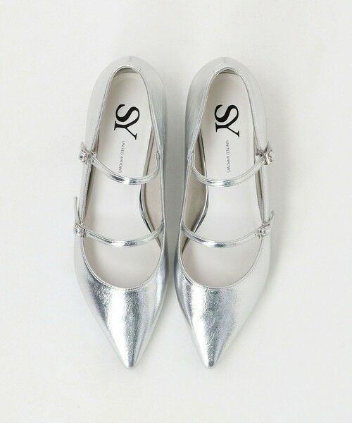ODETTE E ODILE / オデット エ オディール フラットシューズ | ＜SY＞ ポインテッド ダブルストラップ フラット15↑ | 詳細1