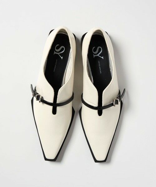 ODETTE E ODILE / オデット エ オディール フラットシューズ | ＜SY＞エッジピーススリットベルト フラット20↑ | 詳細1