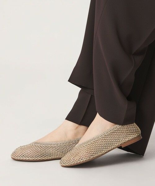 ODETTE E ODILE / オデット エ オディール フラットシューズ | 【WEB限定】メタリックニット フラット10■ | 詳細1