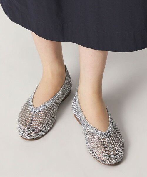 ODETTE E ODILE / オデット エ オディール フラットシューズ | 【WEB限定】メタリックニット フラット10■ | 詳細14