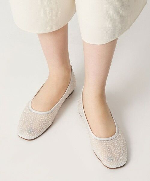 ODETTE E ODILE / オデット エ オディール フラットシューズ | クリアビジューチュール フラット10↑ | 詳細4