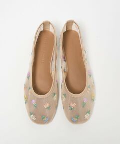ODETTE E ODILE / オデット エ オディール フラットシューズ | フラワーチュール フラット10↑