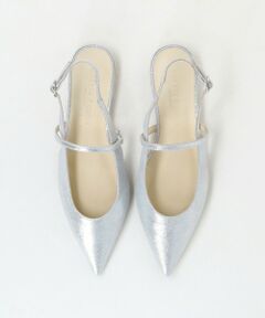 ODETTE E ODILE / オデット エ オディール フラットシューズ | ポインテッド ナロー ストラップ バックベルト フラット20↑